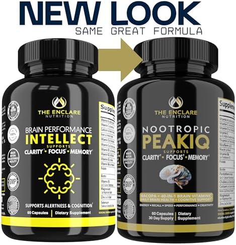 USA imported Rainbow Nutrients cognitive performance booster premium bottle display