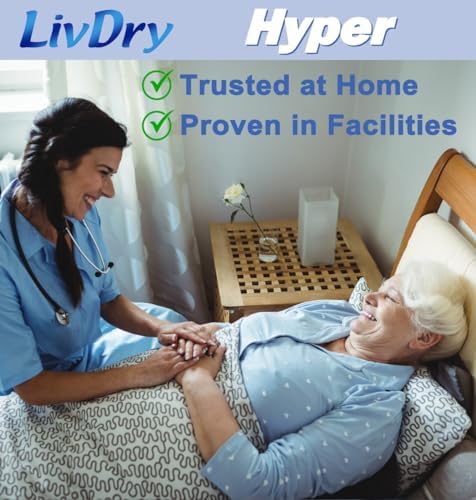 Back view of the package showcasing directions for use as a convenient two piece caregiver system.