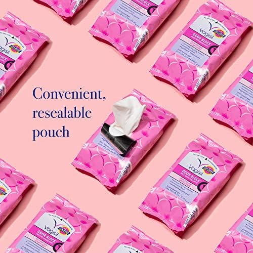 Vagisil gynecologist tested hypoallergenic wipes for daily intimate care and freshness