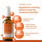 Homeopathic HGH oral spray for men and women muscle growth support.