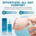 Alcohol free sting free medical adhesive protective spray bottle