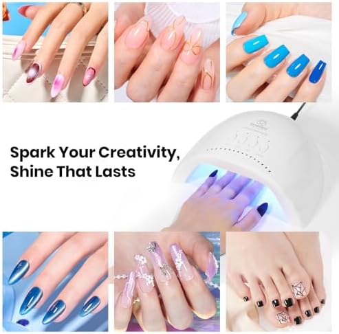 Beetles white gel nail dryer placement with hand inserting for curing