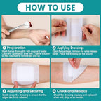 Premium USA imported sterile island dressings for reliable home medical care.