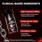 Close up of PureNutra Turkesterone and Pterostilbene capsules packaging