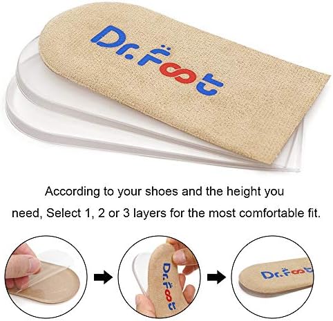 Medical-grade PU gel heel inserts for Achilles tendonitis and heel spurs.