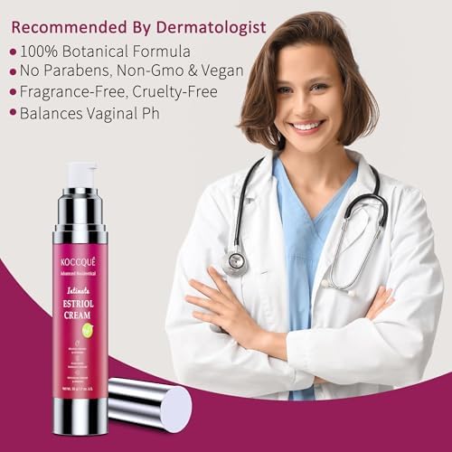 Topical estriol moisturizer for women experiencing hot flashes