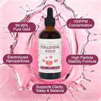 Nutraneering Provspro Colloidal Gold natural electrolyte glass bottle