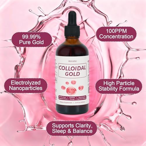 Nutraneering Provspro Colloidal Gold natural electrolyte glass bottle