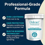 Authentic USA imported Odeon professional lifting powder packet laying flat on a studio background