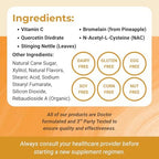 Dr Ana Maria Temple kids histamine defense chewable tablets bottle side angle