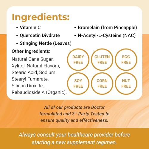 Dr Ana Maria Temple kids histamine defense chewable tablets bottle side angle