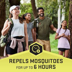 Back label of Repel plant-based insect repellent with usage directions and six hour protection warning