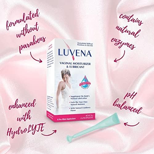 Luvena pre-filled applicators for menopause support and intimate hydration