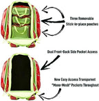 Statpacks G3+ QuickLook interior compartments organized with medical supplies for first responders.