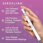 Individually wrapped sterile vaginal applicators showing dosage markings.