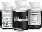 Ring Free anti tinnitus dietary supplement bottle for reducing ear noise and improving sleep quality