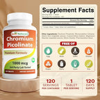 Best Naturals chromium trace mineral supplement for adult healthy weight management
