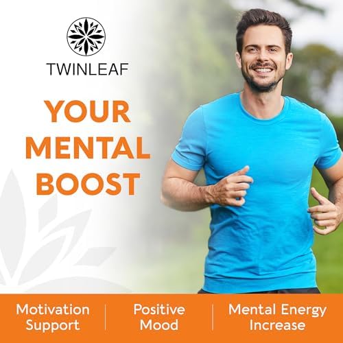 Twinleaf Dopamine mental focus supplement side panel details and directions