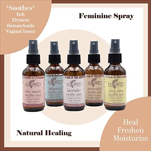 Natural herbal yoni spray for postpartum soreness and vaginal dryness relief.