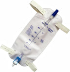 Lifevv 4 Pack Easy-Tap Leg Bag front view with drainage valve