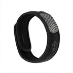 Para'Kito mosquito repellent bracelet black front view