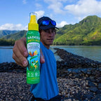 Badger all natural bug spray packaging detailing the three hour laboratory testing claim