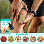 Close up of the breathable and discreet varicose vein removal patch texture designed for long wear comfort.