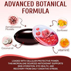 NenMaoKeNu natural microalgae astaxanthin triple strength nutritional facts label view