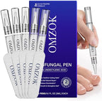 Close up of the brush tip applicator on the extra strength nail repair pen showing liquid dispensing.