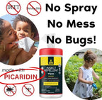 Zone Protects eighty count Picaridin bug repellent wipes for outdoor insect defense