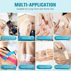 Latex-free and alcohol-free medical wipes for painless adhesive removal.
