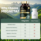 Authentic USA imported Megneta NAD+ bottle isolated