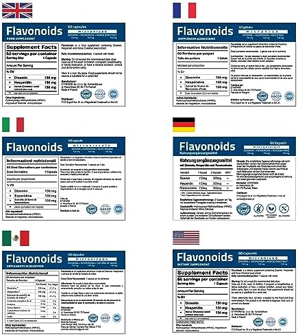 PureLife Nutrition Micronized Flavonoids capsule size and dosage guide