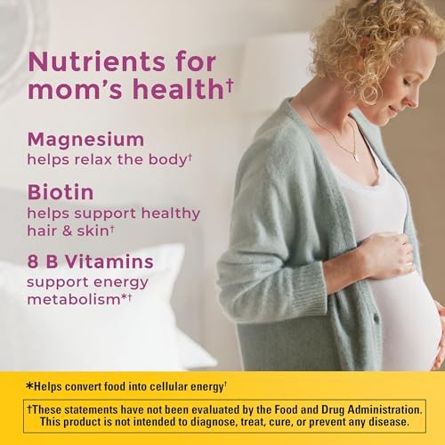 Nature Made Prenatal softgels texture and packaging design