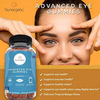 Sunergetic eye gummies bottle with mango flavor icon