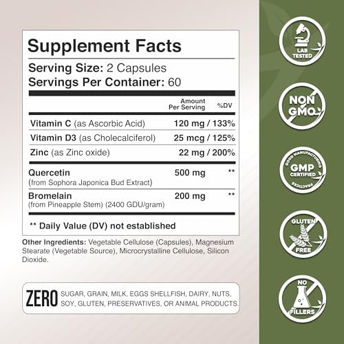 Gade Nutrition premium immune capsules showcasing non-GMO and vegan certifications
