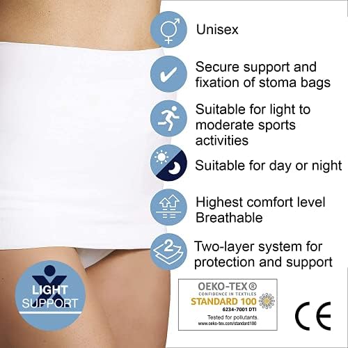 Tytex StomaSafe Plus two-layer ostomy pouch retention belt