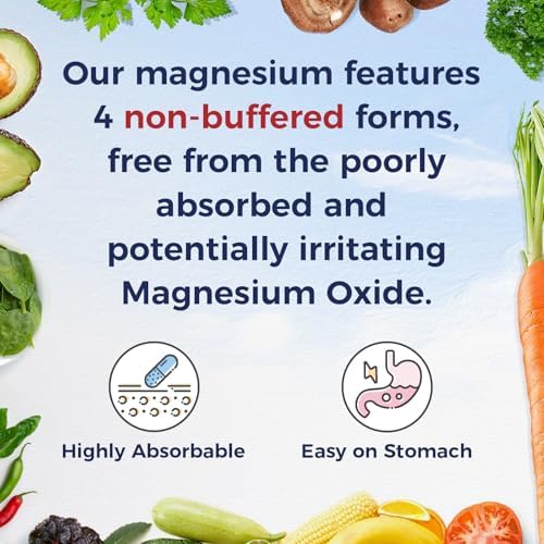 Vitalitown Magnesium Complex supplement facts label showcasing chelated ingredients