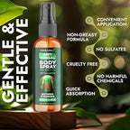 Fast absorbing antifungal treatment spray for athlete foot and ringworm