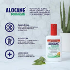 Max strength lidocaine spray for minor burns and sunburn recovery.