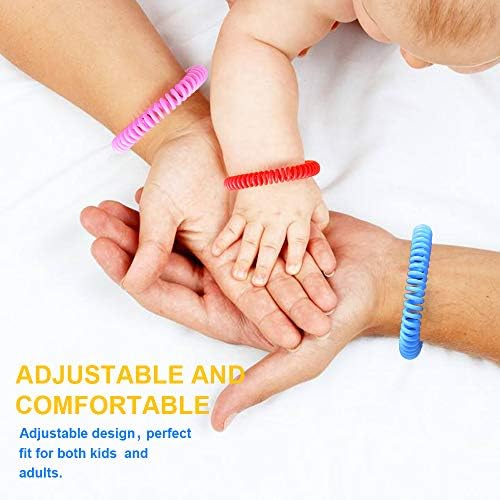 Person wearing BugBand waterproof mosquito bracelet outdoors