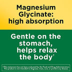 Nature Made imported USA magnesium glycinate 200 milligrams capsules for muscle relaxation