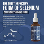 Premium imported liquid selenomethionine supplement for thyroid health