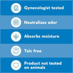 Talc-free intimate deodorant spray with Vitamin E for sensitive skin