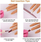 KnowU nail practice hand attached to desk using stand bracket