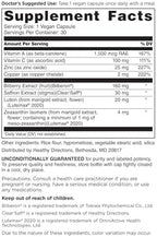 Doctors' Preferred OcuGold capsules ingredient label view