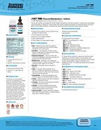 Systemic Formulas TMI thyroid metabolism supplement back label showing ingredients