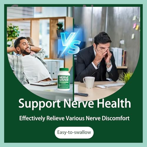 Nerve Savior dietary supplement capsules for hand and foot nerve comfort.