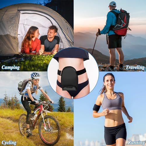 LUCKIPLUS urostomy bag cover set in classic black for discreet use.