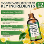 Premium USA imported liposomal kava extract bottle with dropper for precise dosage